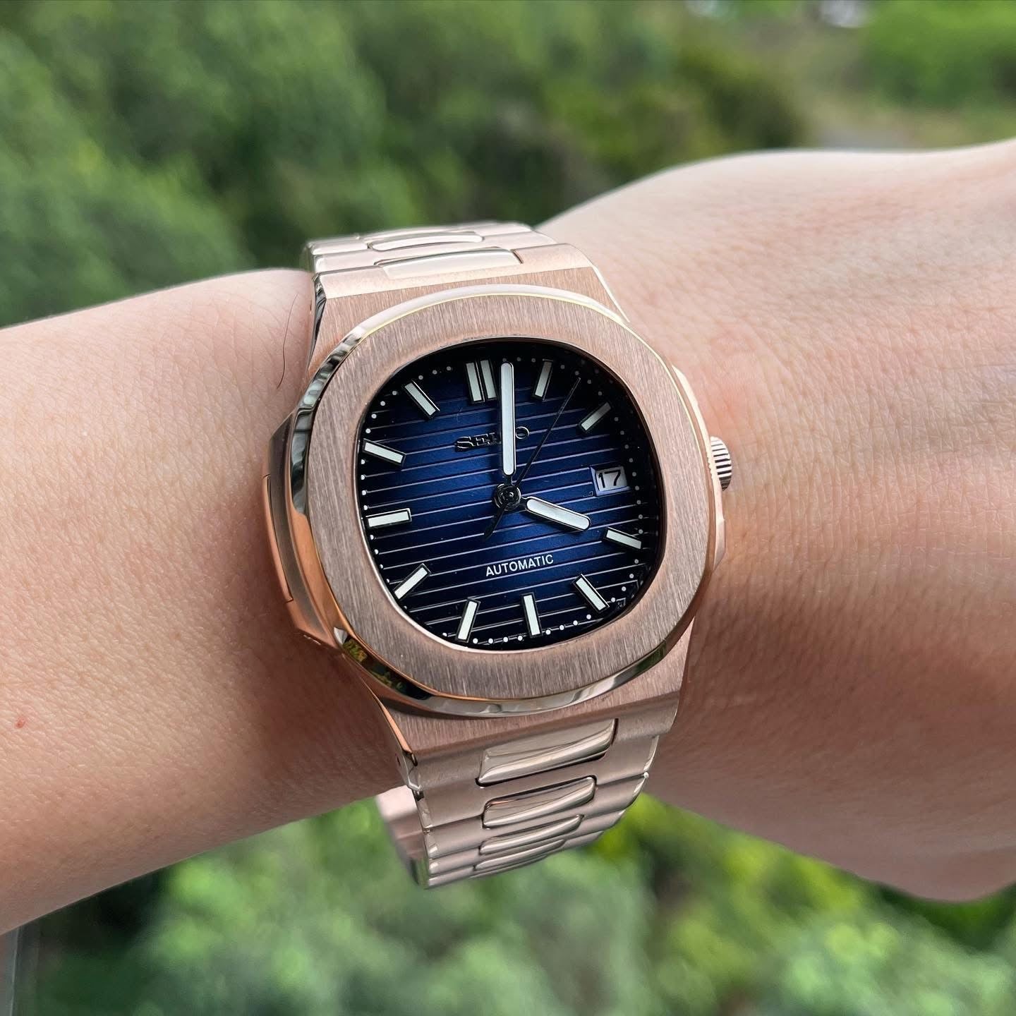 Modvan pp 5711 rose gold Navy blue
